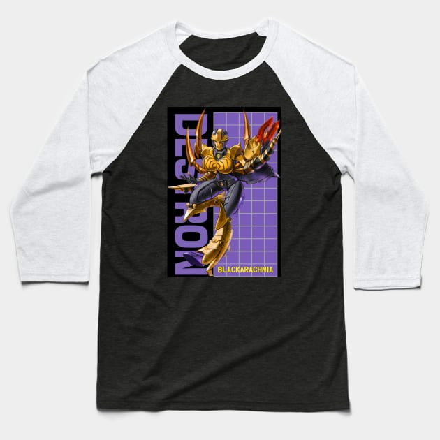 Blackarachnia Baseball T-Shirt by Draconis130